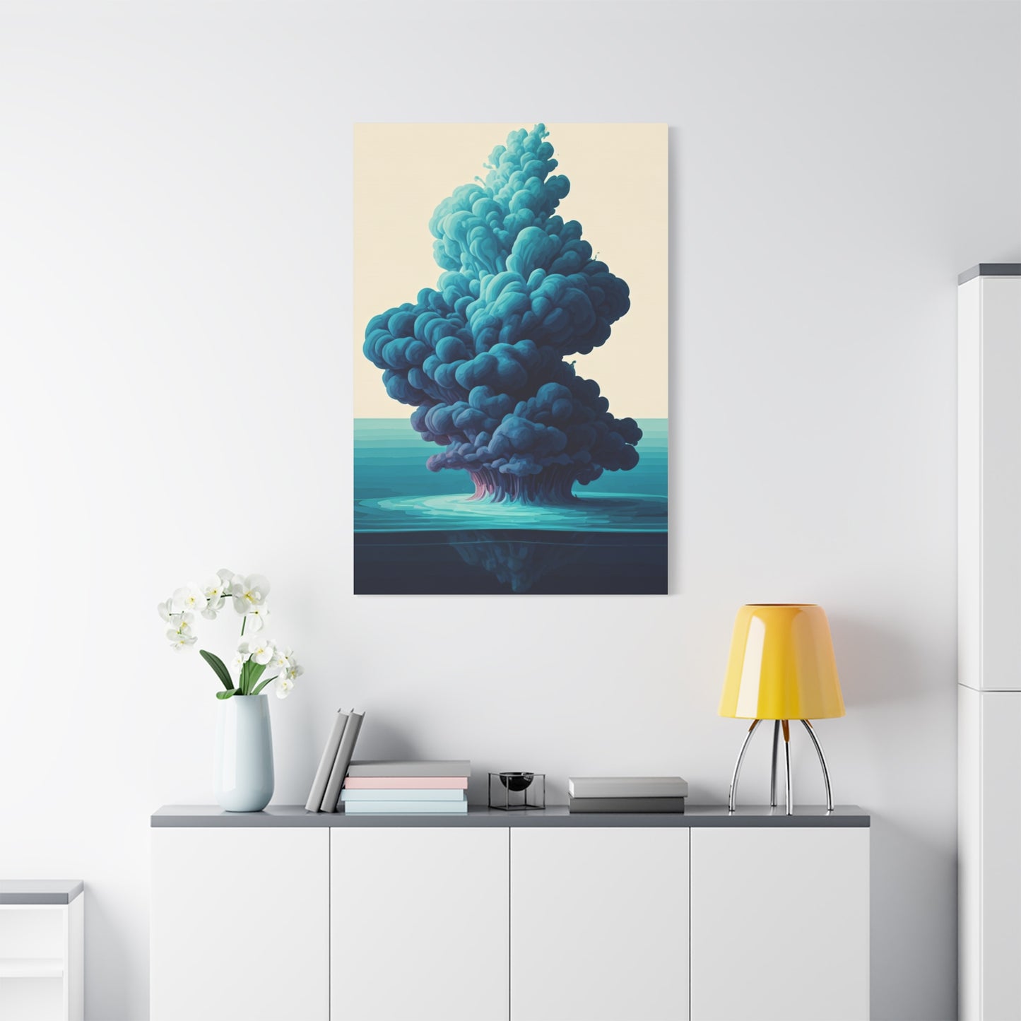 Rising Tide Mist Form Wall Art & Canvas Prints