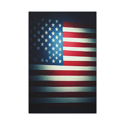 Minimalist Stars and Stripes Pride Wall Art & Canvas Prints