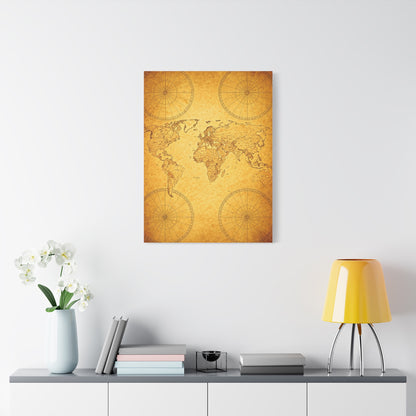 Golden Compass Mandala Wall Art & Canvas Prints