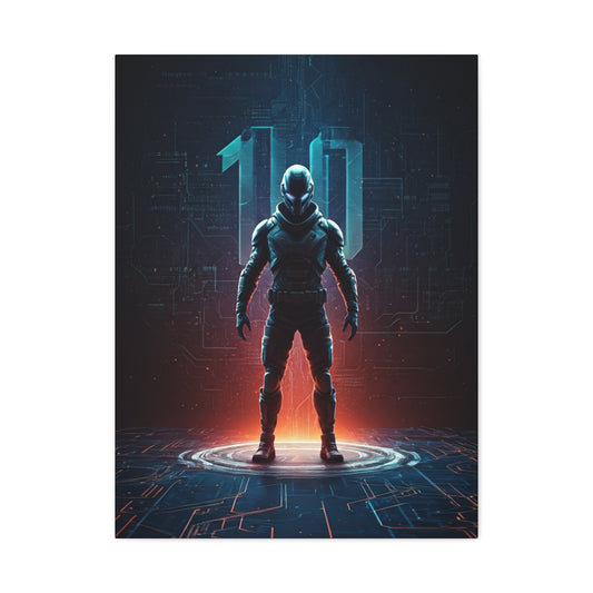 Digital Ascension Warrior Wall Art & Canvas Prints