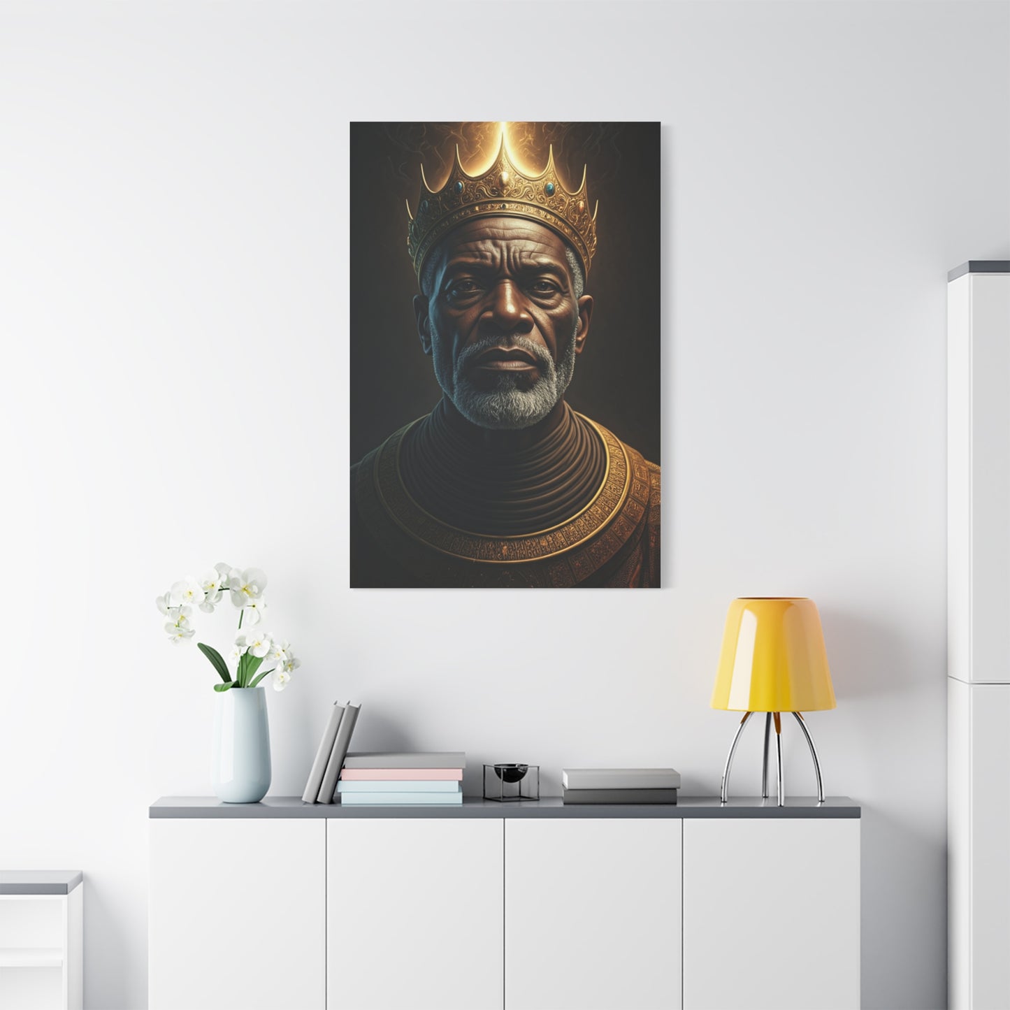 Eternal Crown King Portrait Wall Art & Canvas Prints