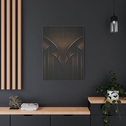 Golden Fan Vault Deco Wall Art & Canvas Prints
