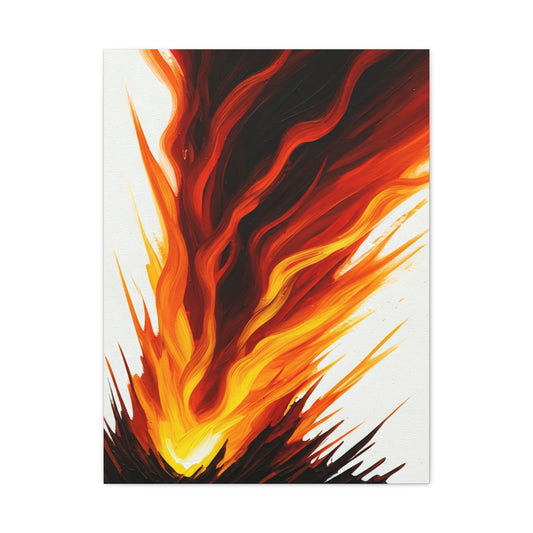 Rising Flame Abstract Wall Art & Canvas Prints