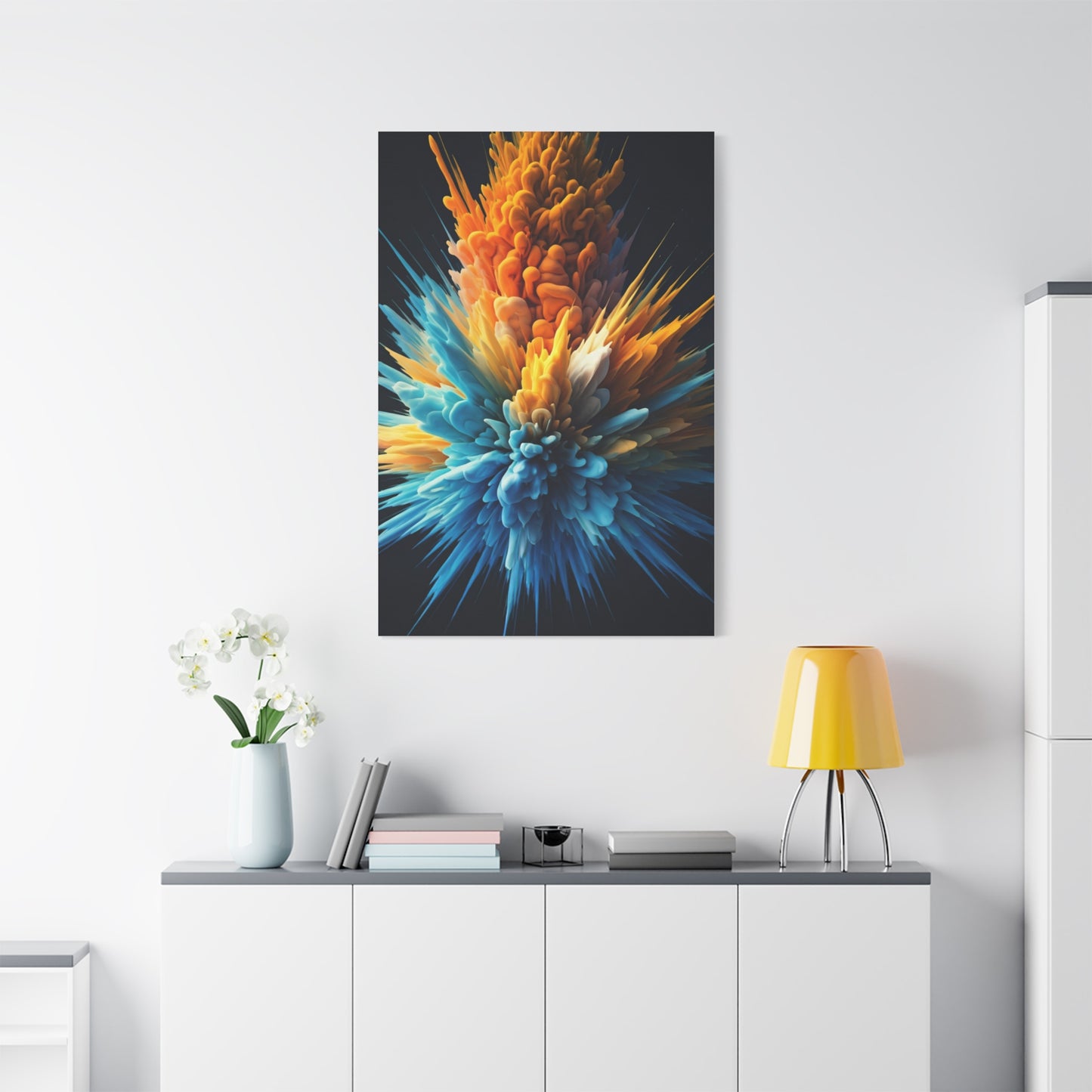 Radiant Color Explosion Abstract Wall Art & Canvas Prints