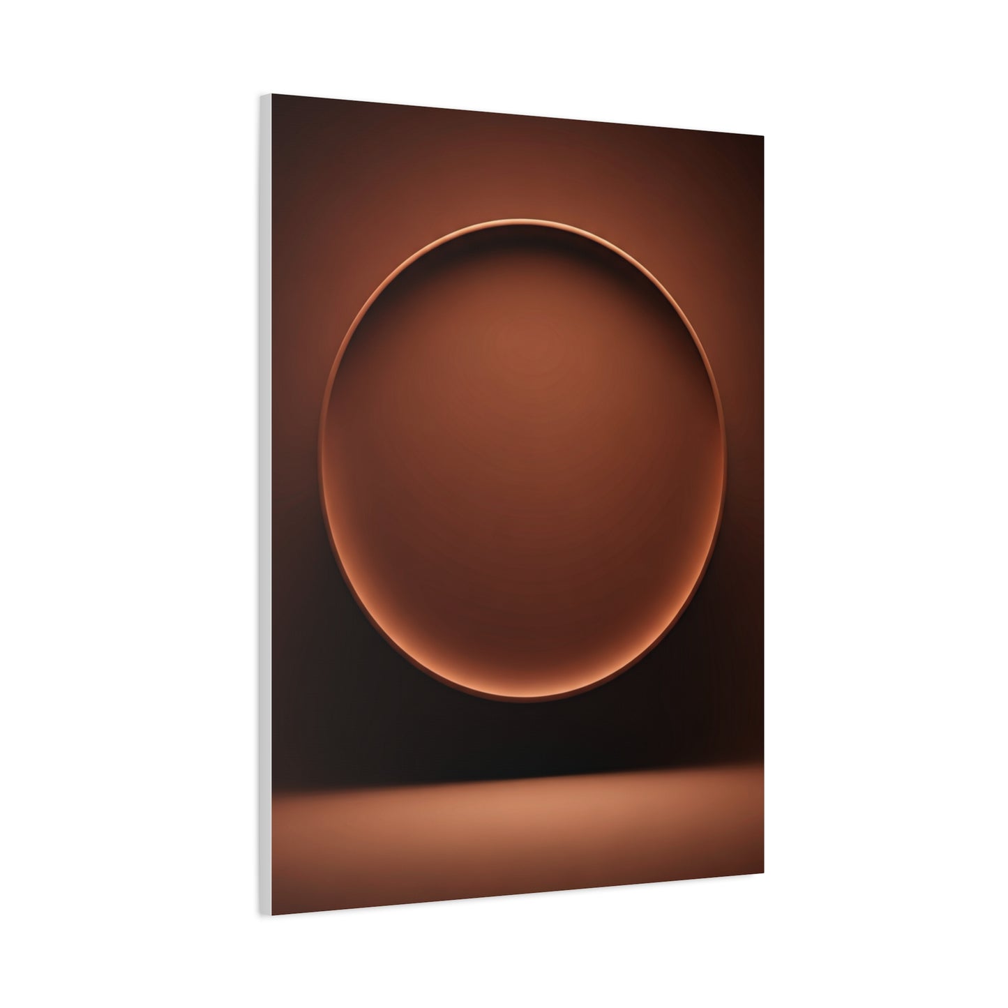 Luminous Bronze Sphere Minimal Wall Art & Canvas Prints