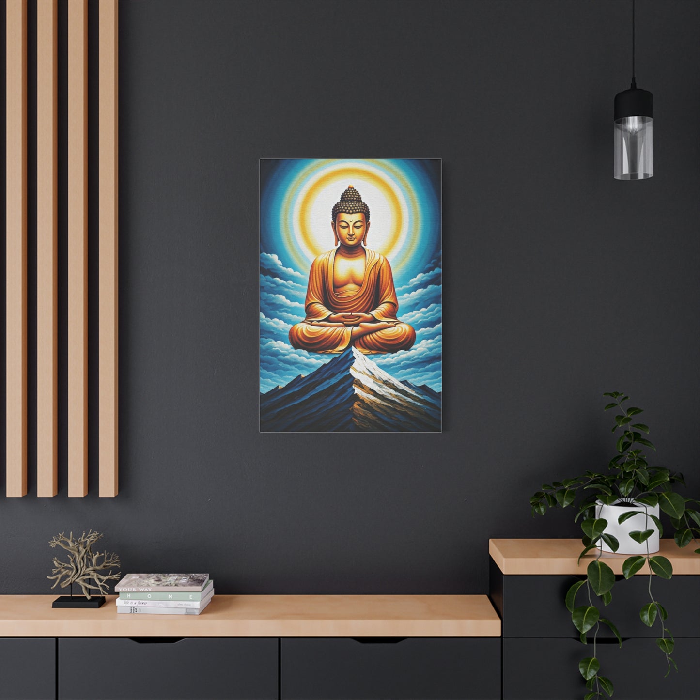 Celestial Buddha Above the Mountains
