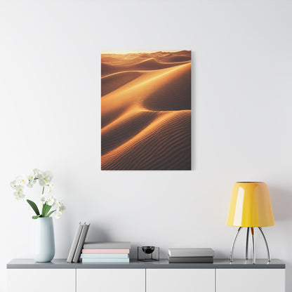 Golden Desert Waves Wall Art & Canvas Prints