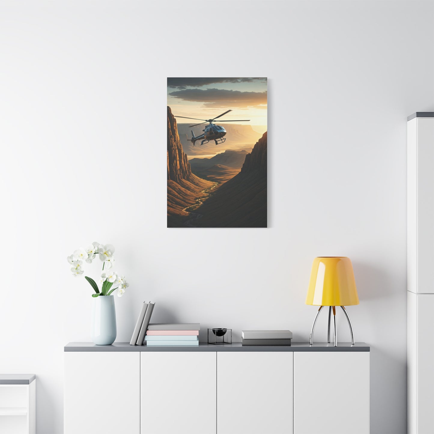 Helicopter Canyon Expedition Wall Art & Canvas Prints