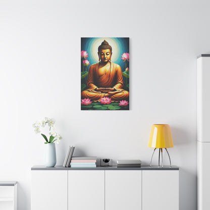 Lotus Meditation Buddha Artwork Wall Art & Canvas Prints