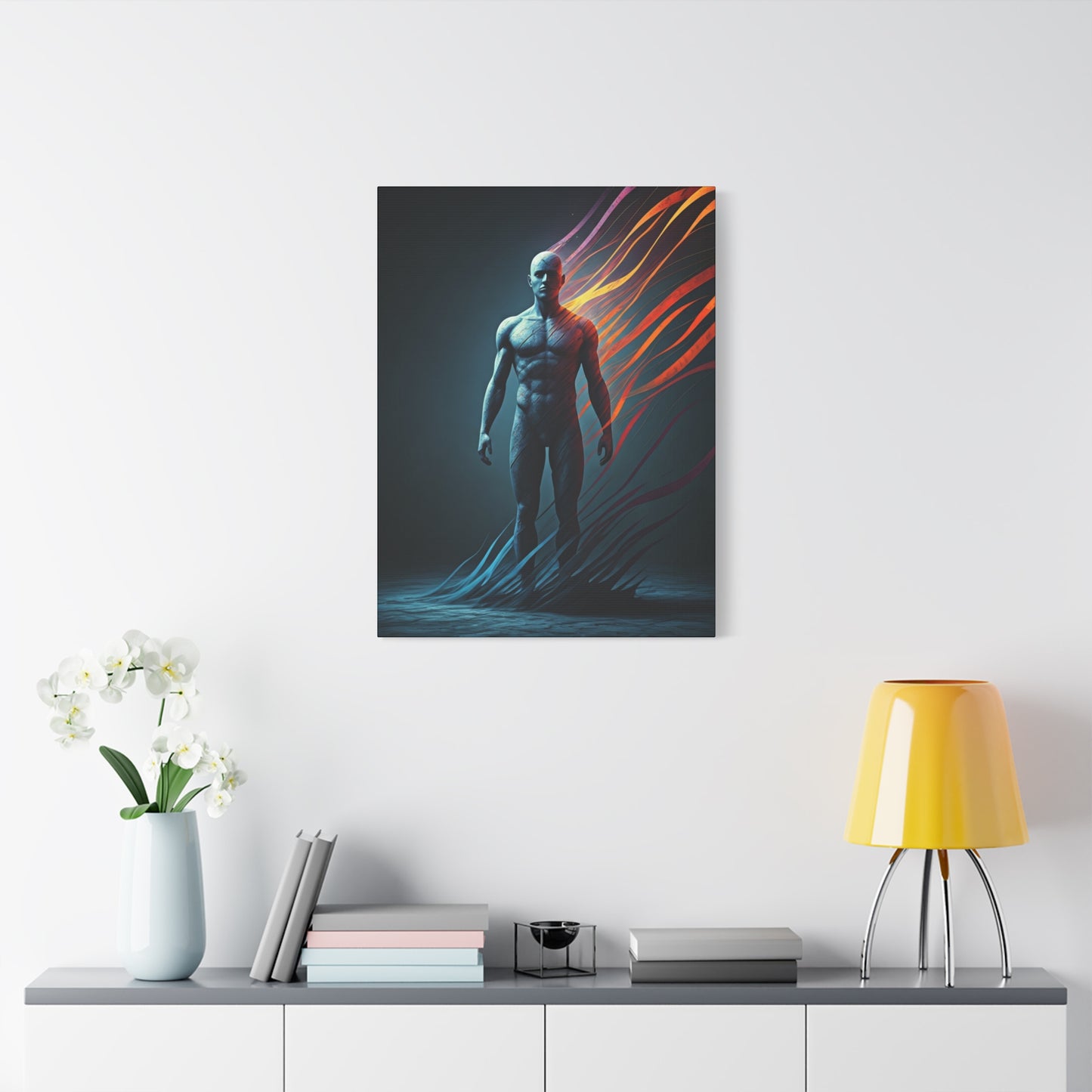 Energy Form Human Figure Wall Art & Canvas Prints