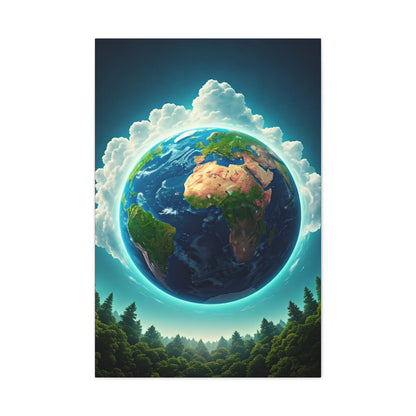 Earth Embraced by Nature Wall Art & Canvas Prints