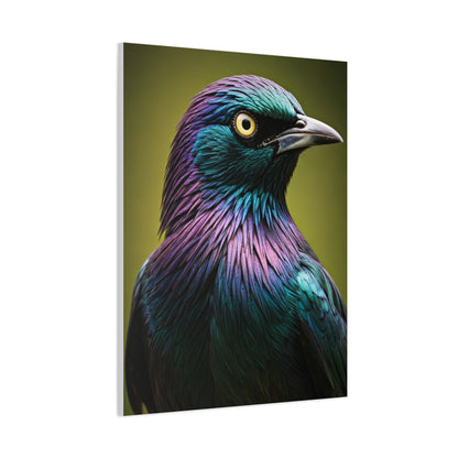 Iridescent Pigeon Portrait Wall Art & Canvas Prints