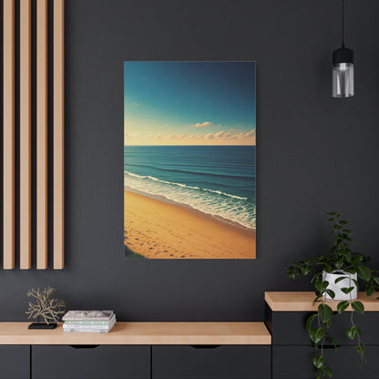Golden Coastline Aerial Beach Wall Art & Canvas Prints