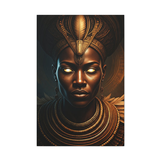 Golden Empress of Shadows Wall Art & Canvas Prints
