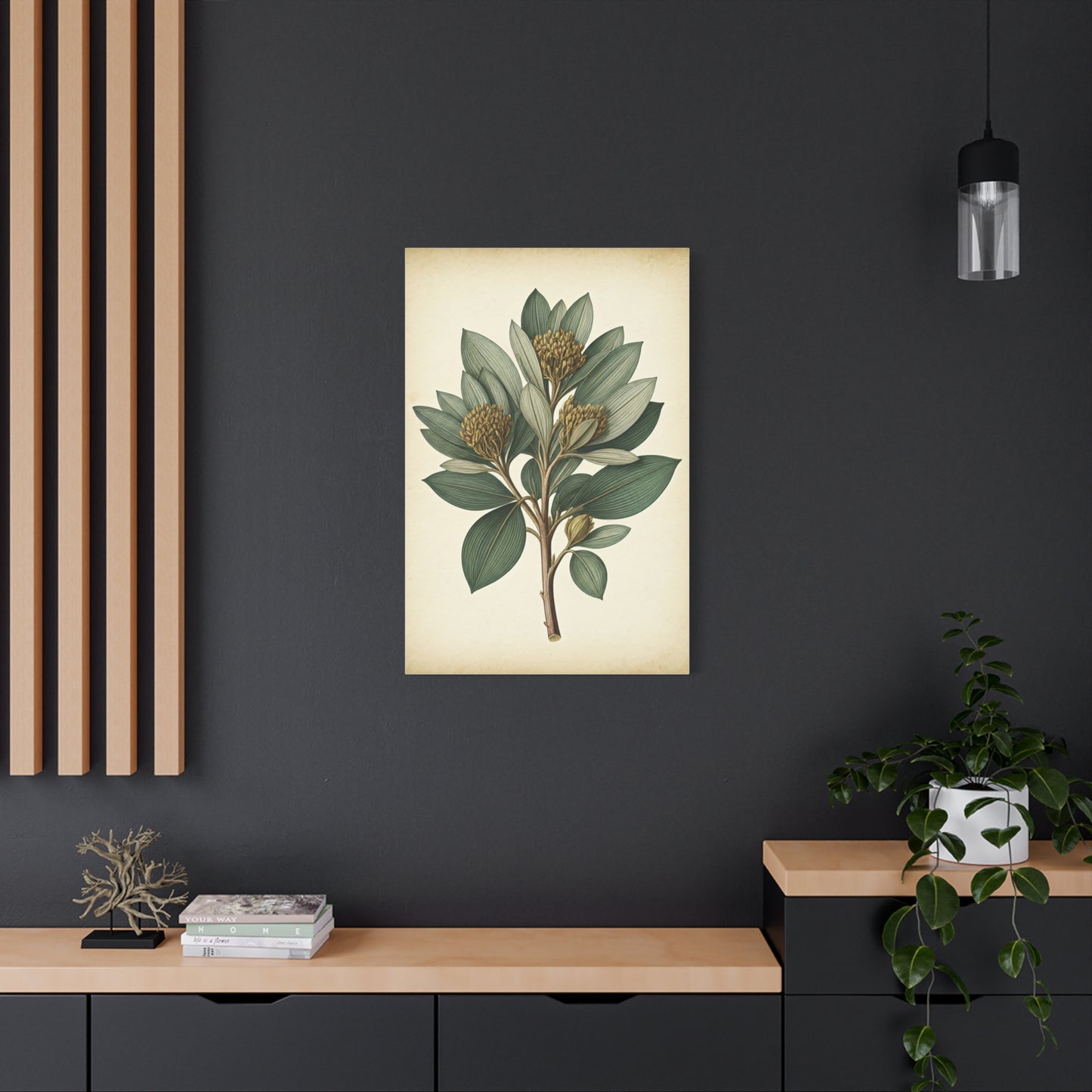 Floral Branch Illustration Wall Art & Canvas Prints