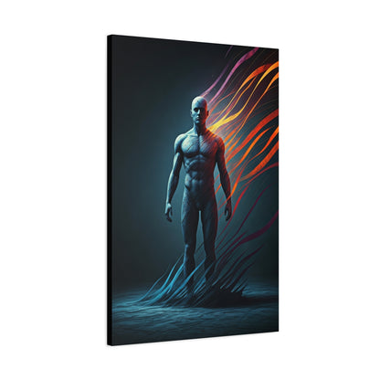 Energy Form Human Figure Wall Art & Canvas Prints