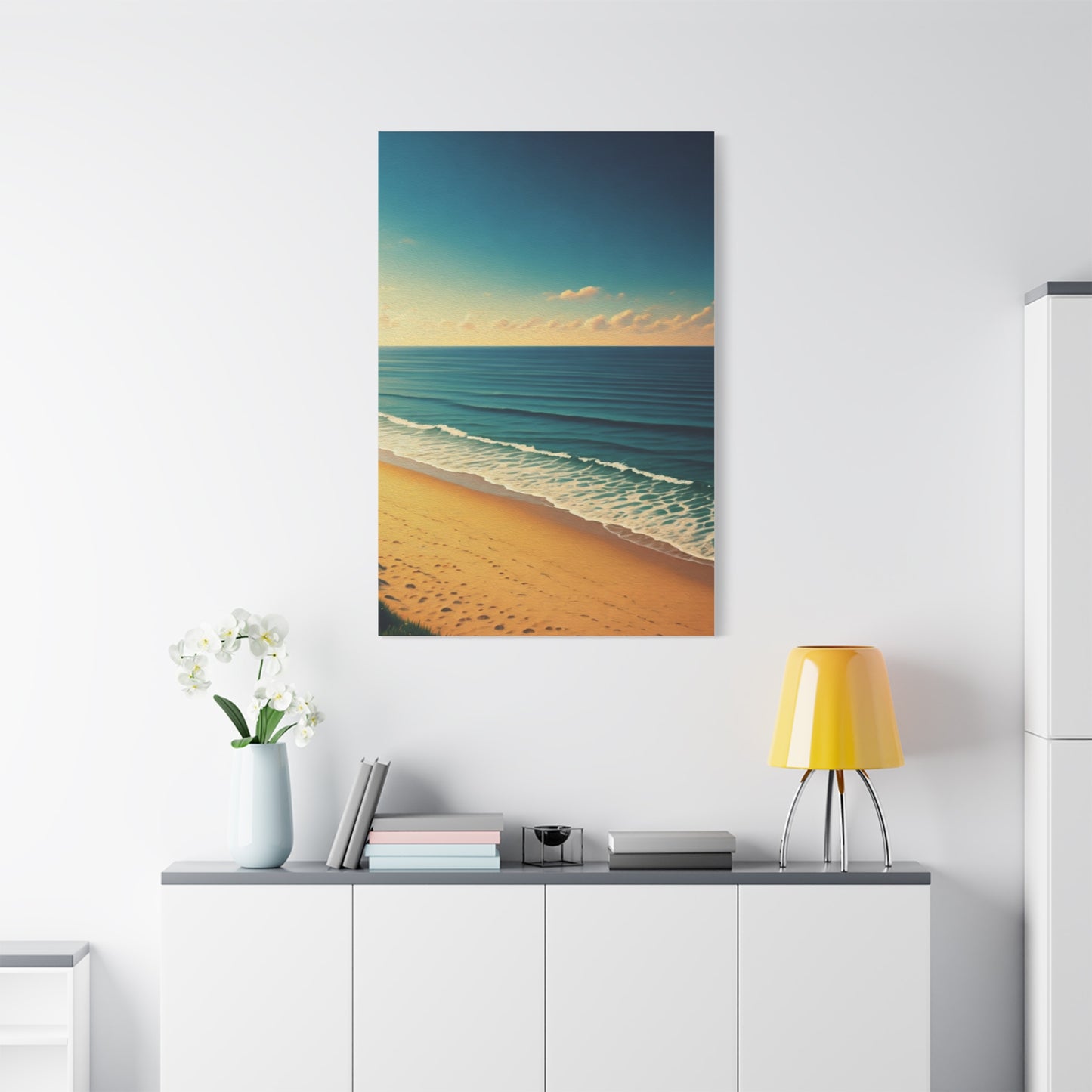Golden Coastline Aerial Beach Wall Art & Canvas Prints