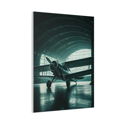 Modern Hangar Aircraft Silence Wall Art & Canvas Prints