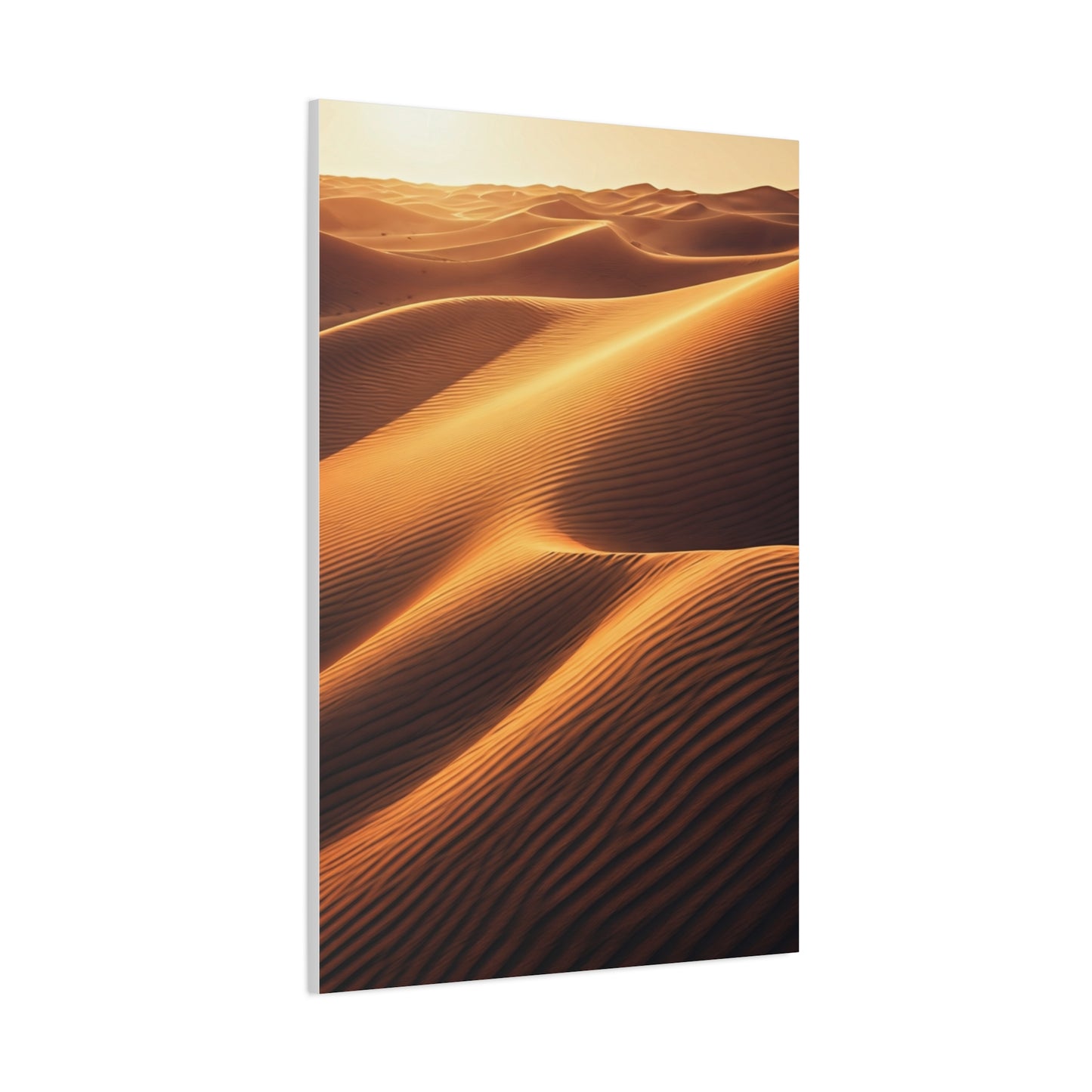 Golden Desert Waves Wall Art & Canvas Prints