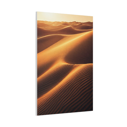 Golden Desert Waves Wall Art & Canvas Prints