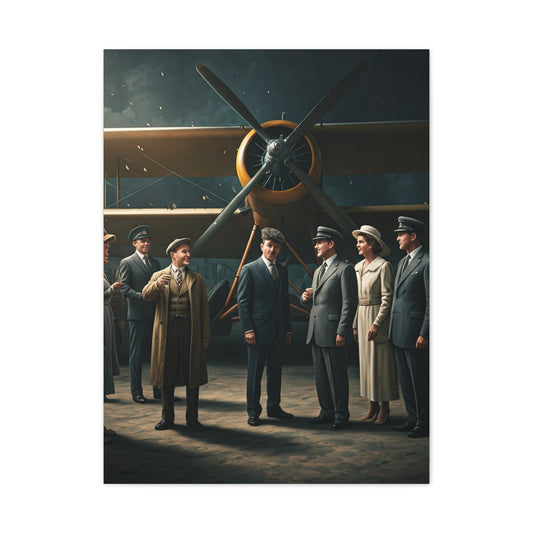 Golden Era Aviation Gathering Wall Art & Canvas Prints