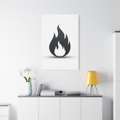Minimal Flame Wall Art & Canvas Prints