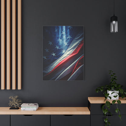 Lightning Freedom Flag Power Wall Art & Canvas Prints