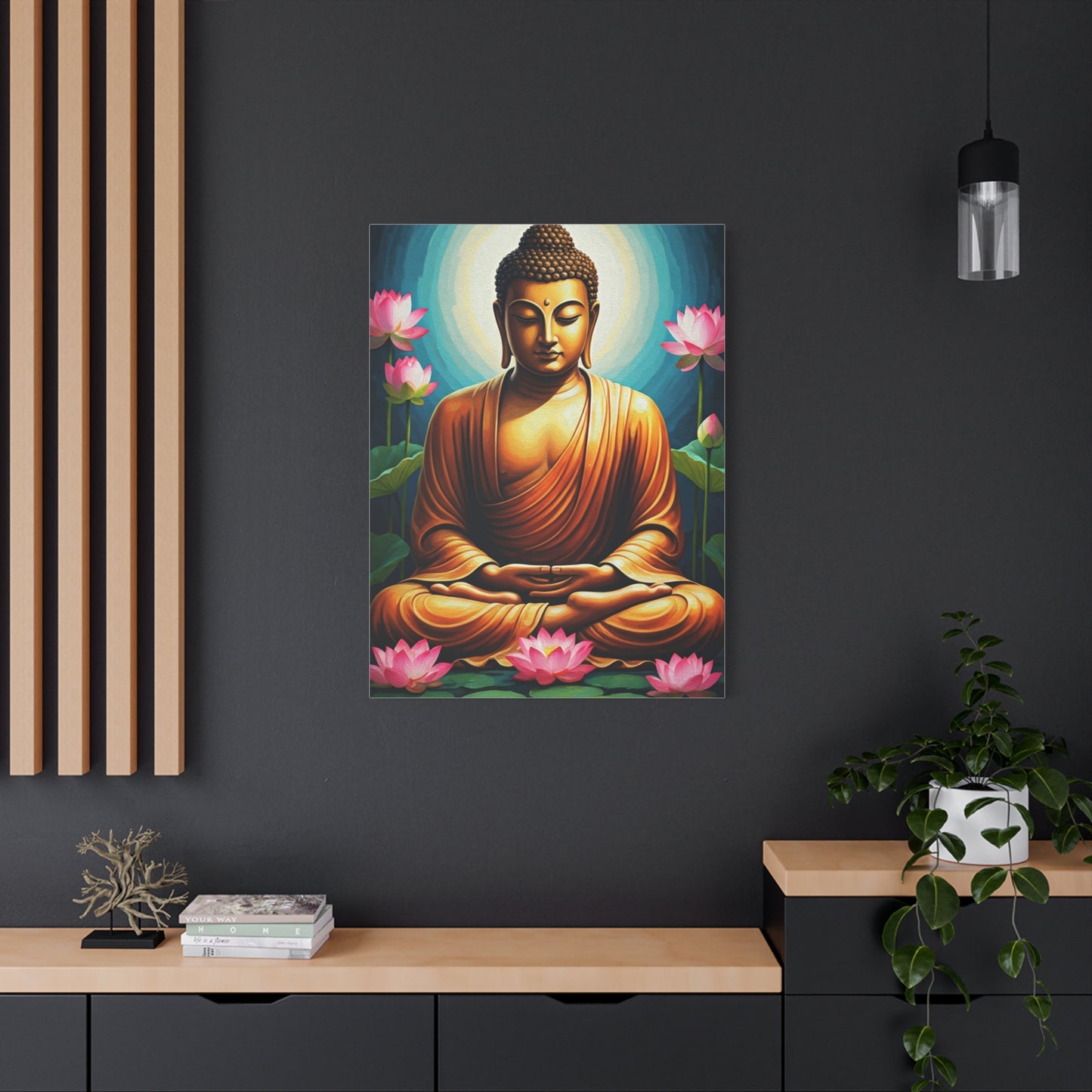 Lotus Meditation Buddha Artwork Wall Art & Canvas Prints
