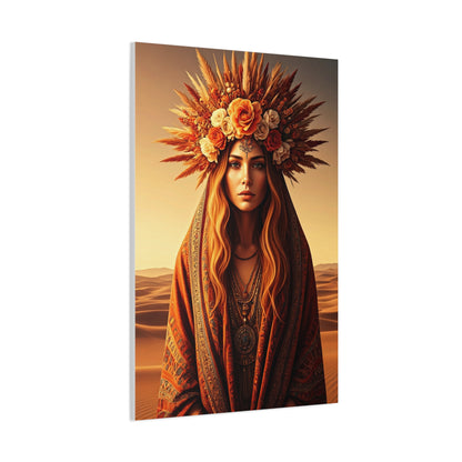 Bohemian Floral Crown Muse Wall Art & Canvas Prints