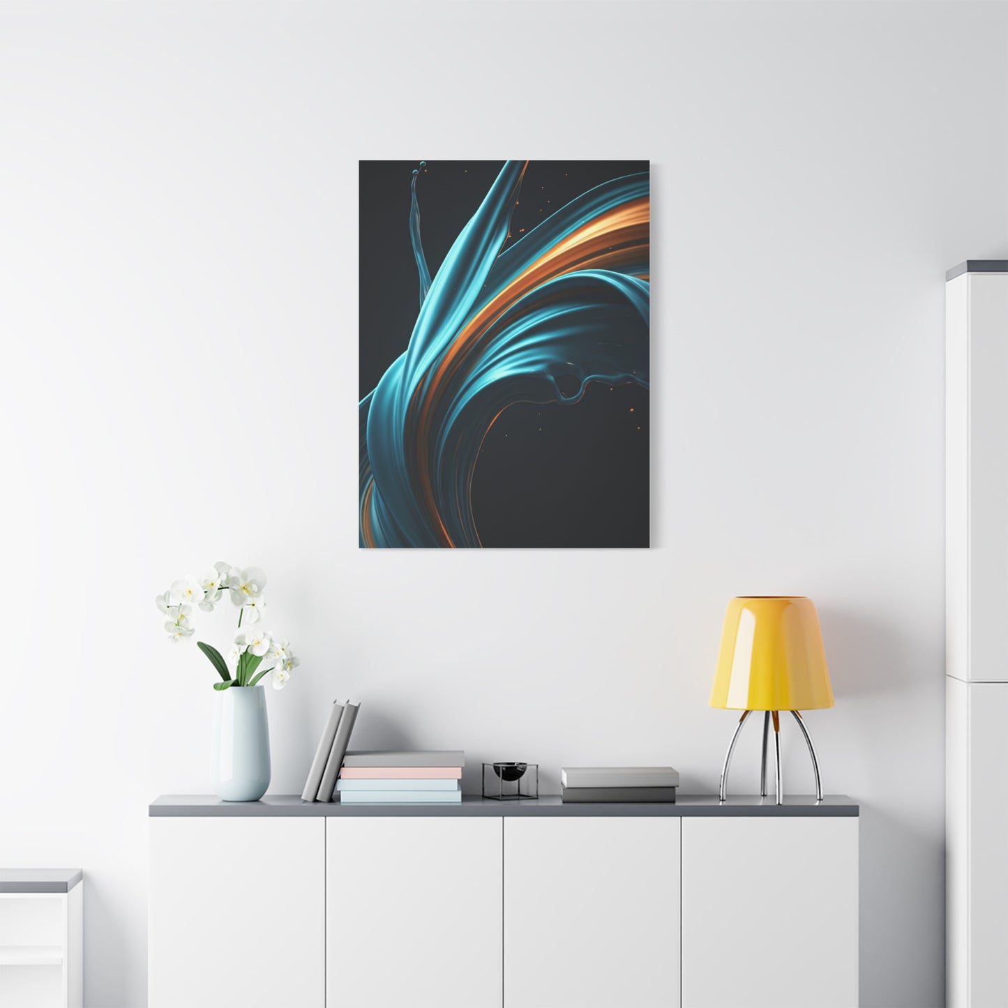 Celestial Current Abstract Wall Art & Canvas Prints
