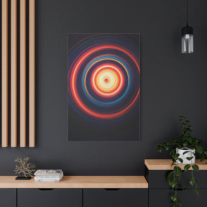 Radiant Circular Pulse Abstract Wall Art & Canvas Prints