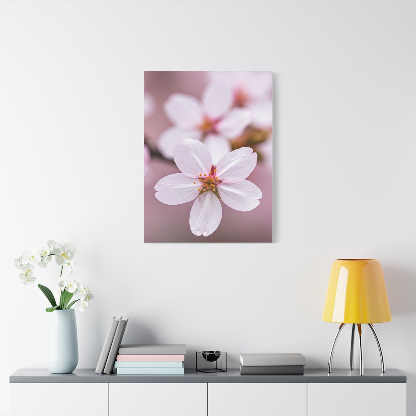 Soft Sakura Petal Macro Photography Wall Art & Canvas Prints