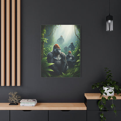 Jungle Guardians Gorilla Family Wall Art & Canvas Prints