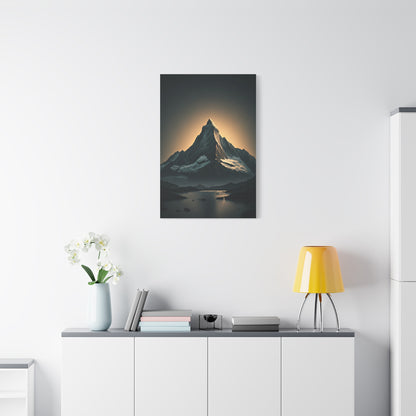 Majestic Peak Glow Wall Art & Canvas Prints