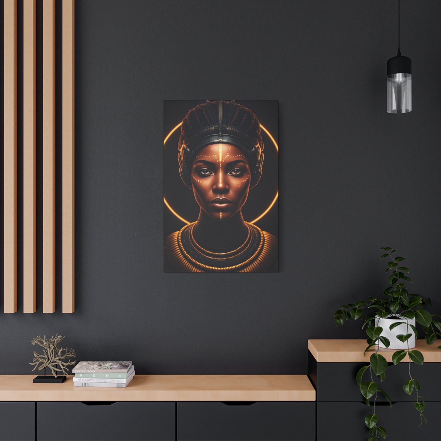 Divine Queen Eclipse Wall Art & Canvas Prints