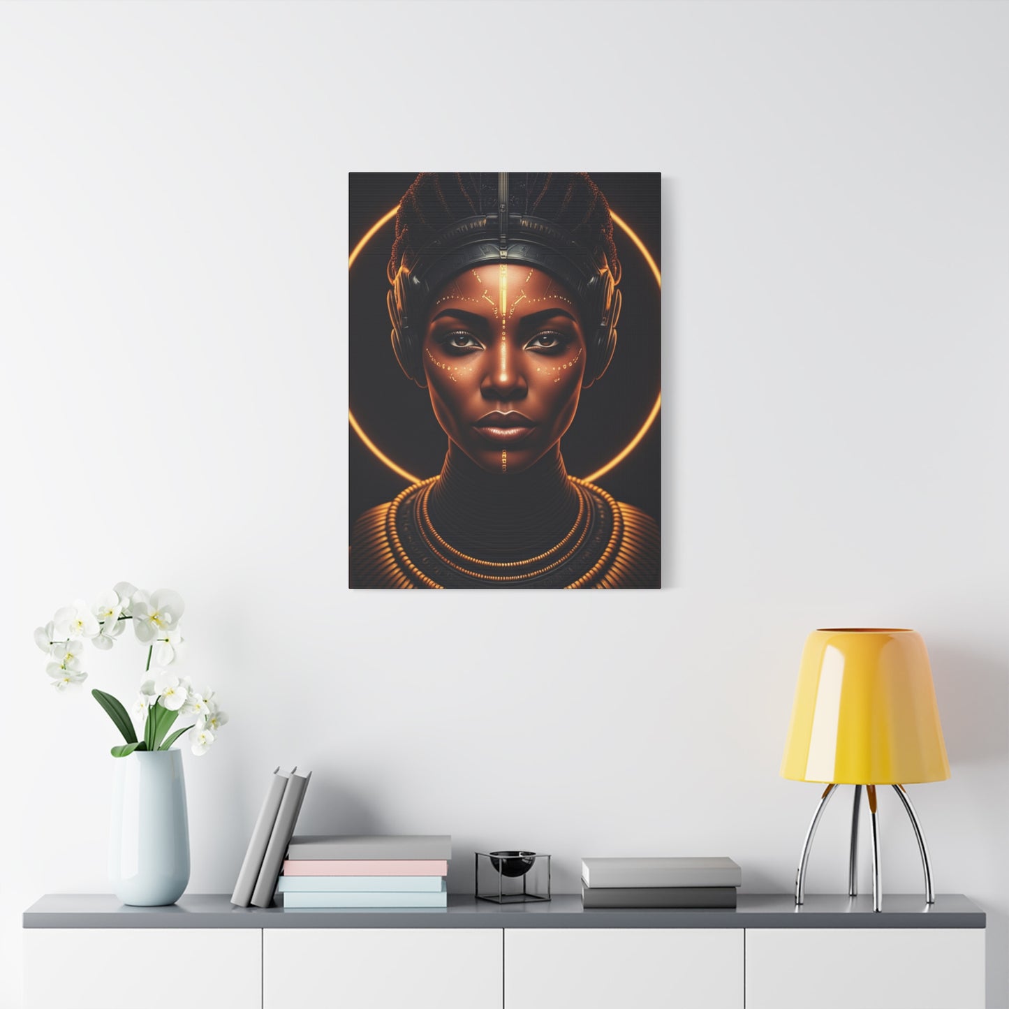 Divine Queen Eclipse Wall Art & Canvas Prints