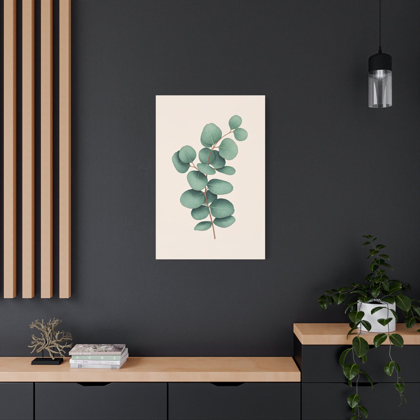 Eucalyptus Stem Soft Botanical Wall Art & Canvas Prints