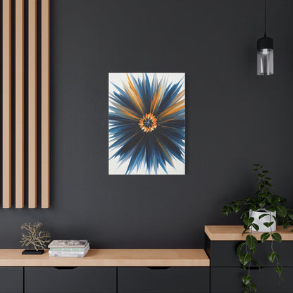 Midnight Bloom Radiance Abstract Wall Art & Canvas Prints