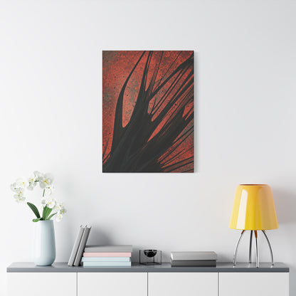 Crimson Motion Abstract Wall Art & Canvas Prints
