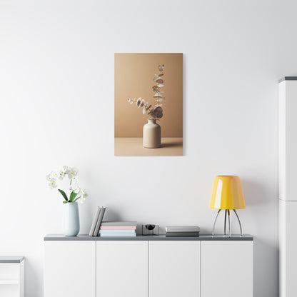 Eucalyptus Stem in Ceramic Vase Wall Art & Canvas Prints