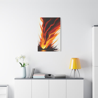 Rising Flame Abstract Wall Art & Canvas Prints
