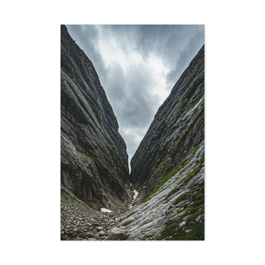 Between the Mountains Wall Art & Canvas Prints