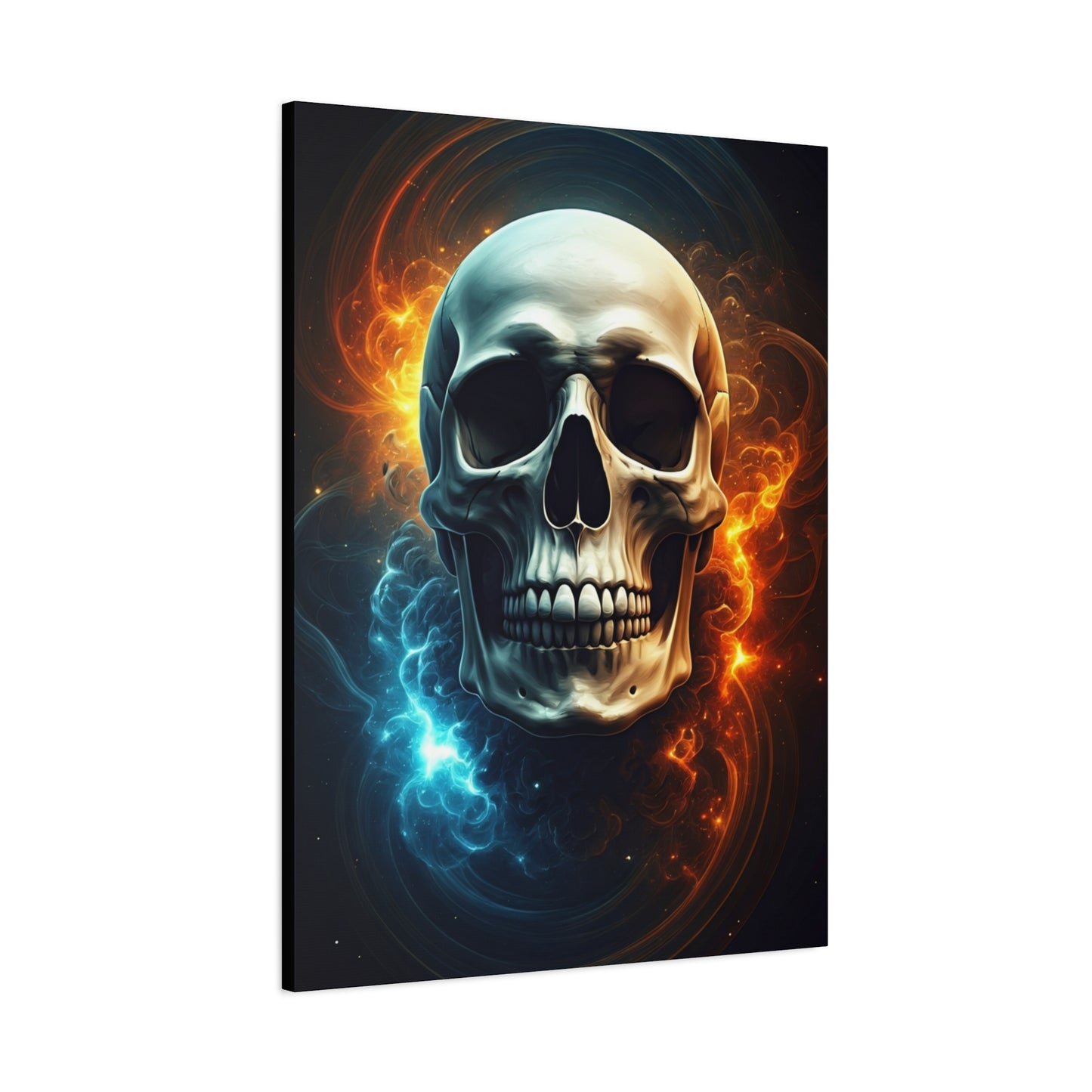 Elemental Duality Skull Wall Art & Canvas Prints