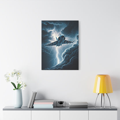 Lightning Strike Fighter Jet Wall Art & Canvas Prints