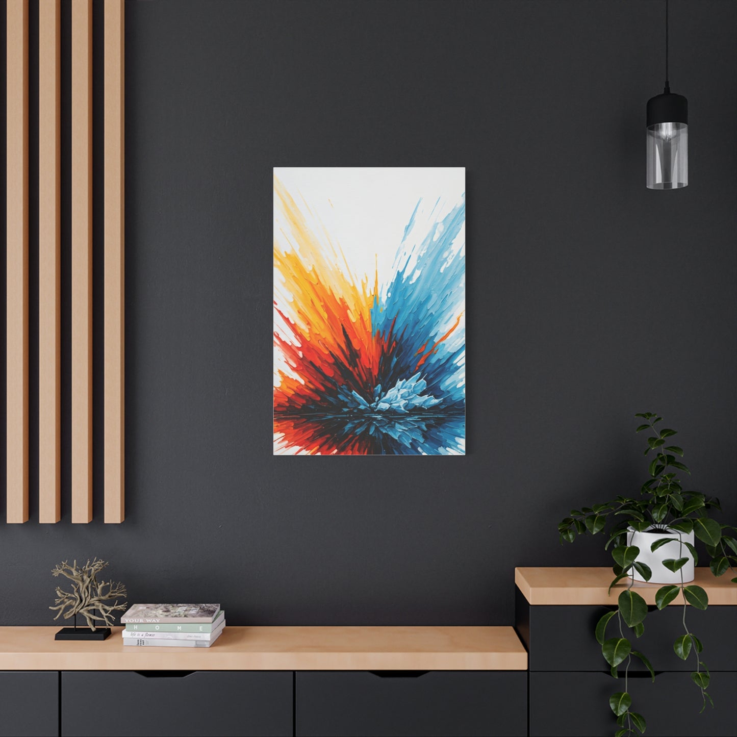 Vibrant Color Burst Abstract Wall Art & Canvas Prints