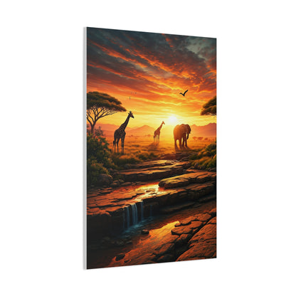 Sunset Wings Over Water Wall Art & Canvas Prints