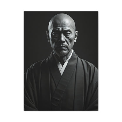 Stoic Figure in Minimalist Portrait Wall Art & Canvas Prints