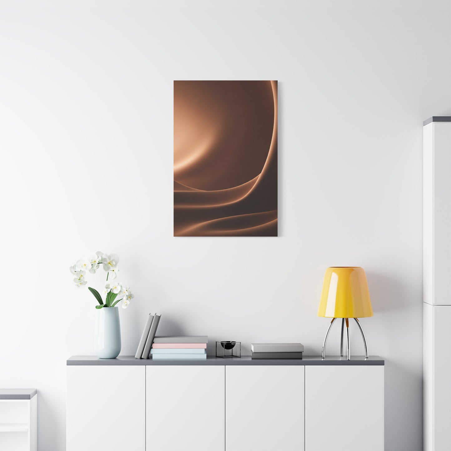 Bronze Silk Flow Wall Art & Canvas Prints