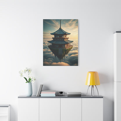 Floating Temple in the Clouds Wall Art & Canvas Prints