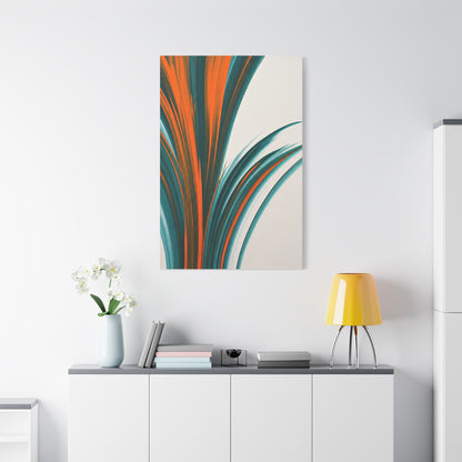 Vertical Flowing Arcs Abstract Wall Art & Canvas Prints